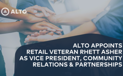 ALTO USA Appoints Retail Industry Veteran Rhett Asher as Vice President, Community Relations & Partnerships